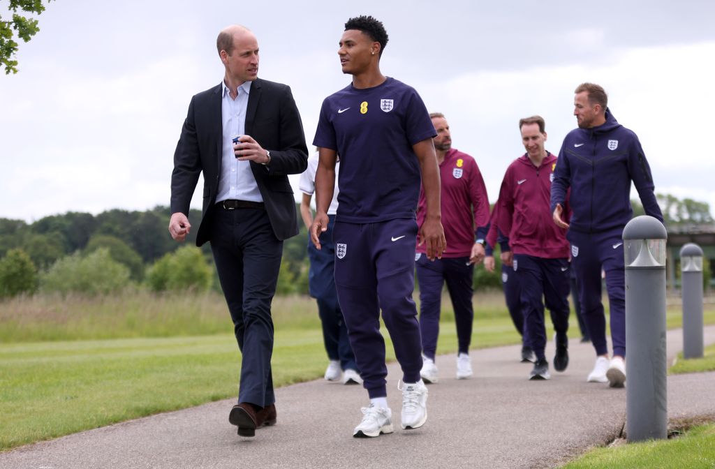 Prince William cheered on Ollie after scoring a last-minute goal during the Euro 2024 semi-finals