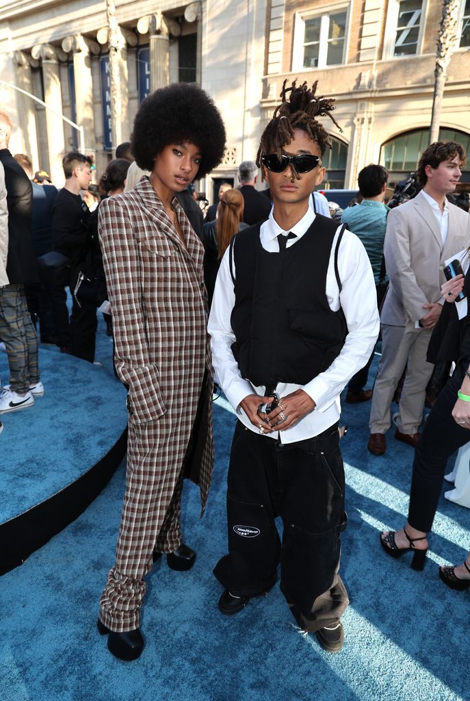 Willow Smith (L) and Jaden Smith attend the Los Angeles Premiere of Columbia Pictures' "Bad Boys: Ride Or Die" at the TCL Chinese Theater on May 30, 2024 in Hollywood, California.