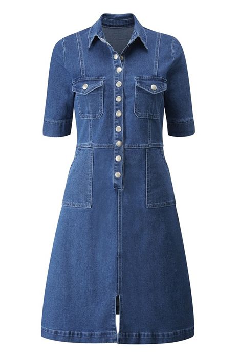 Lorraine Kelly's denim dress is a total staple item – and it's selling ...