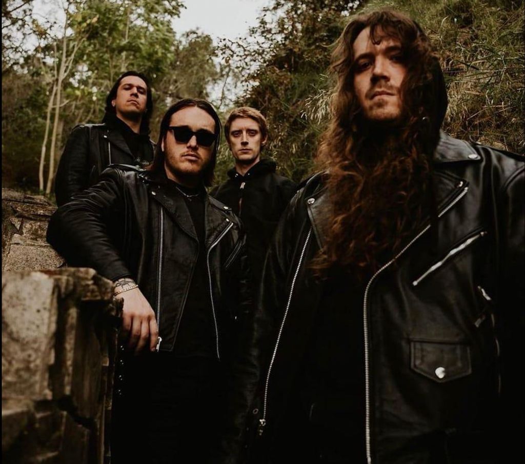 Donnie Wahlberg's son Xaviar (rear left) is in death metal band Upon Stone