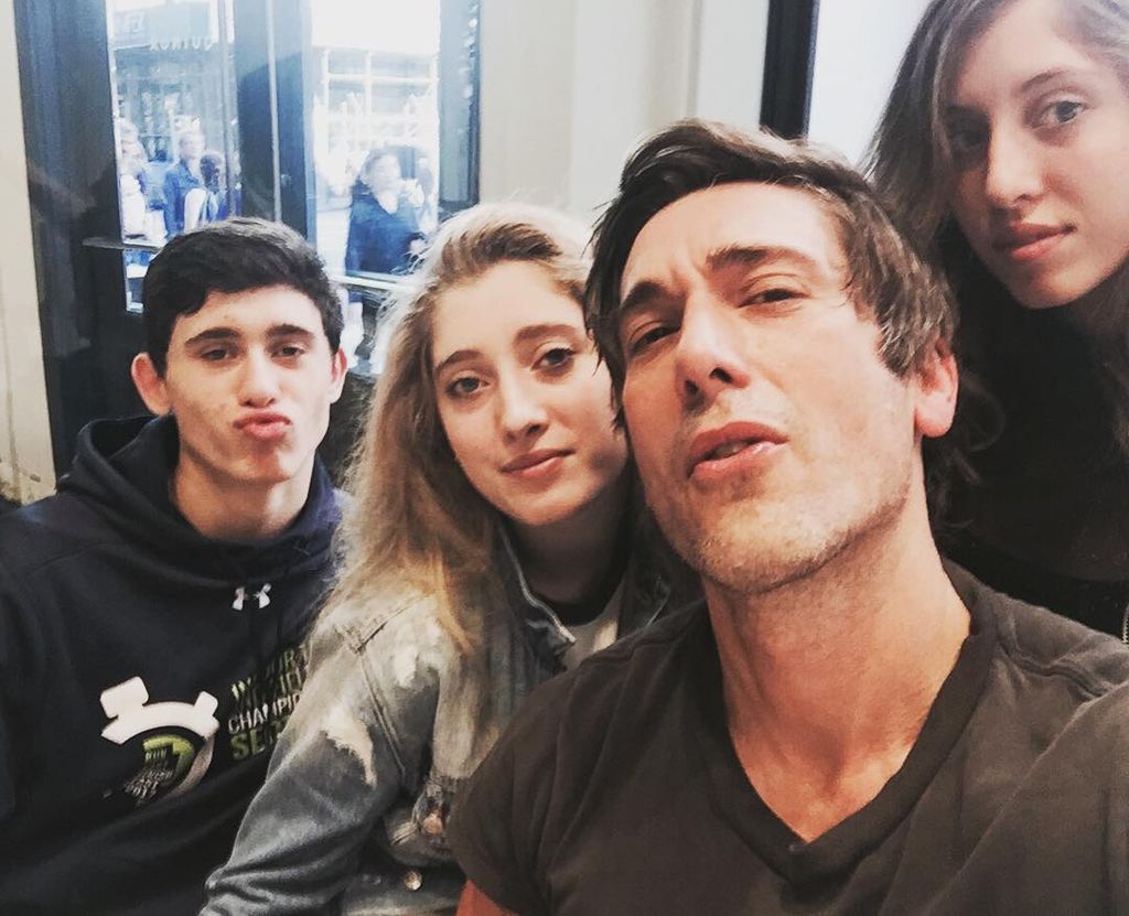David Muir takes a selfie with his nieces and nephew, shared on Instagram