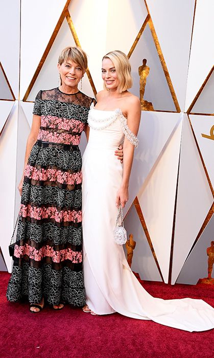 Timothée Chalamet And Margot Robbie Brought Their Moms To The 2018 Oscars