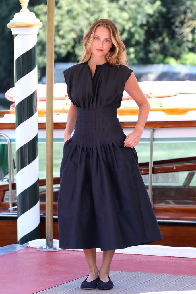 Beatrice Vendramin is seen at Hotel Excelsior at the 81st Venice International Film Festival