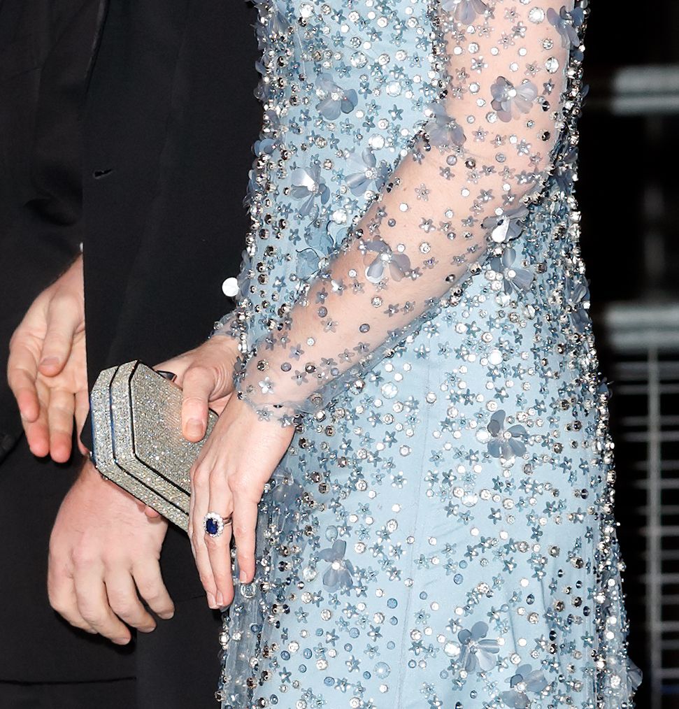 Princess Kate's sparkly clutch