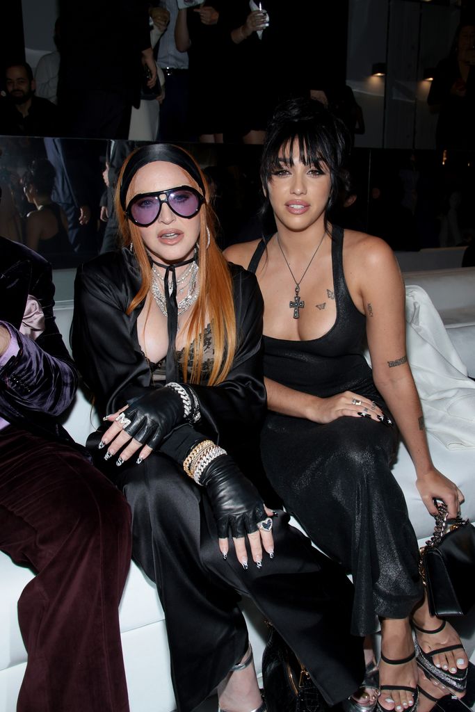 Madonna and Lourdes Leon attend the Tom Ford fashion show