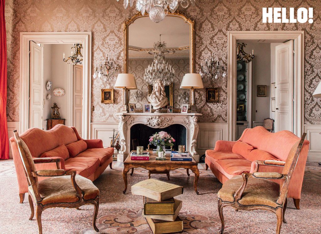 The Choiseul salon inside Château de Pennautier