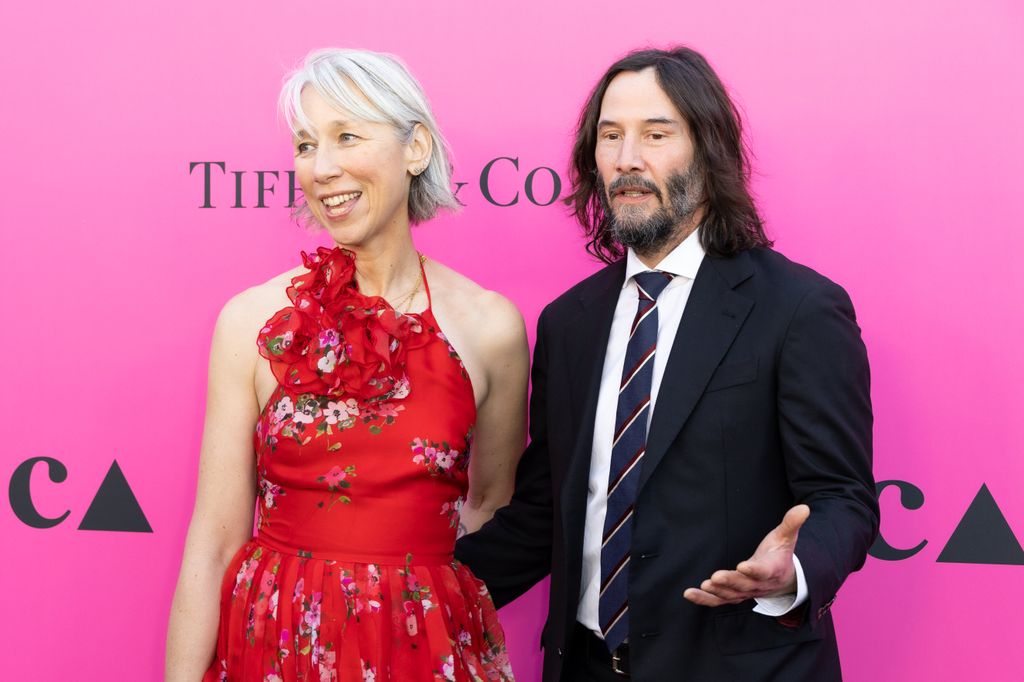 Private couple Keanu Reeves and Alexandra Grant share rare PDA moment