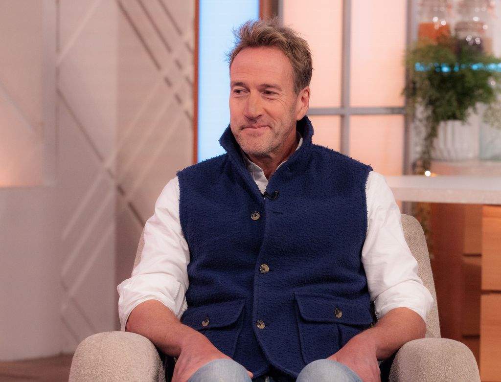 Ben Fogle on lorraine in navy gilet