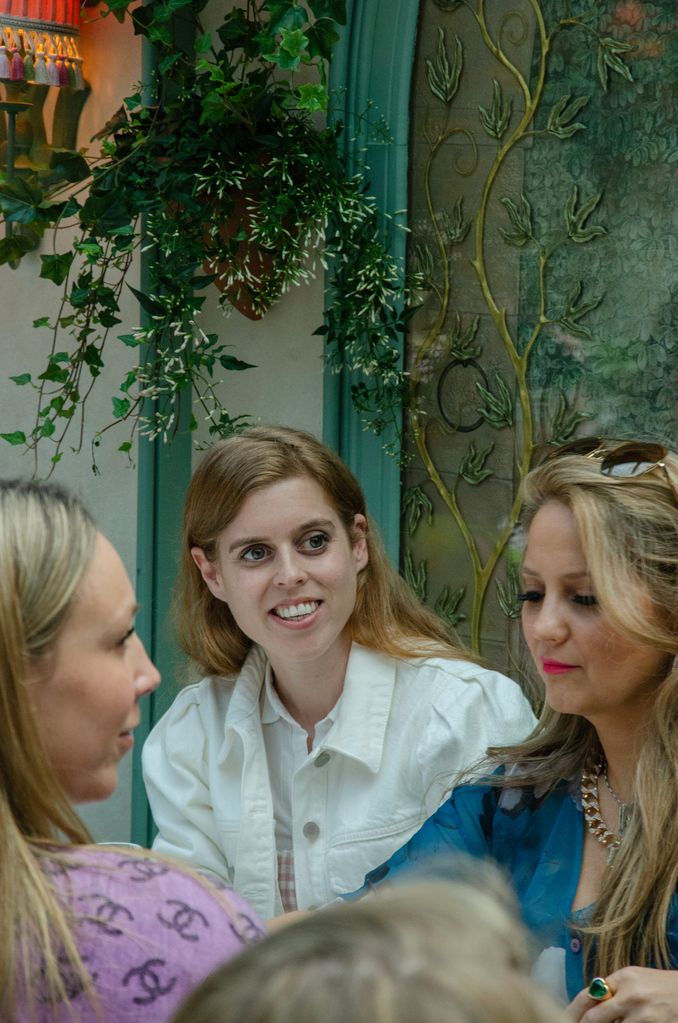 Princess Beatrice smiling at the Katie Piper Foundation lunch