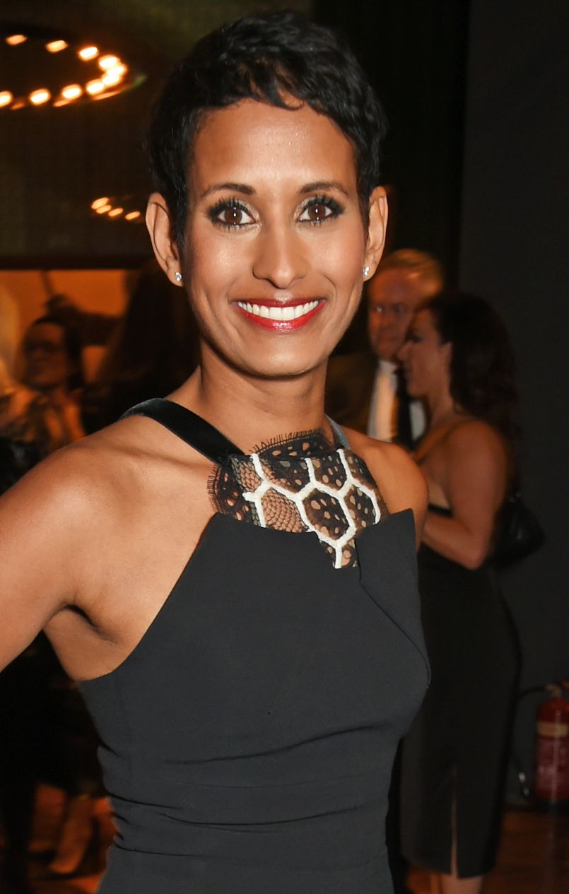 Naga Munchetty attends the National Television Awards in 2017