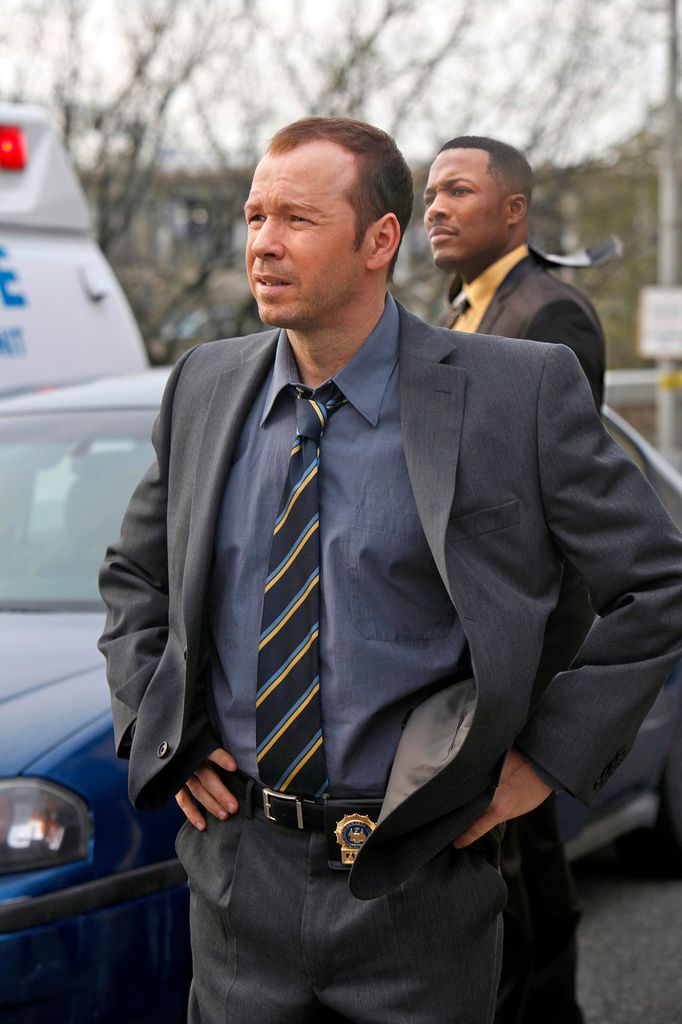 BLUE BLOODS is a drama about a multi-generational family of cops dedicated to New York City law enforcement. Tom Selleck stars as Frank Reagan, the New York Chief of Police. Frank's eldest son Danny (Donnie Wahlberg, pictured) is a seasoned detective, family man, and Iraqi War vet who on occasion uses dubious tactics to solve cases. BLUE BLOODS will premiere this Fall, Fridays