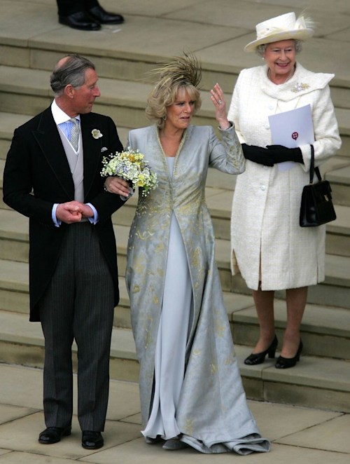 Queen Camilla's romantic ombre wedding guest dress was just like