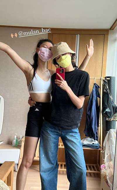 Squid Game's HoYeon Jung is an off-duty dream in boyfriend jeans