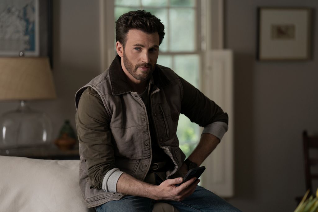 Chris Evans in Ghosted on Apple TV+