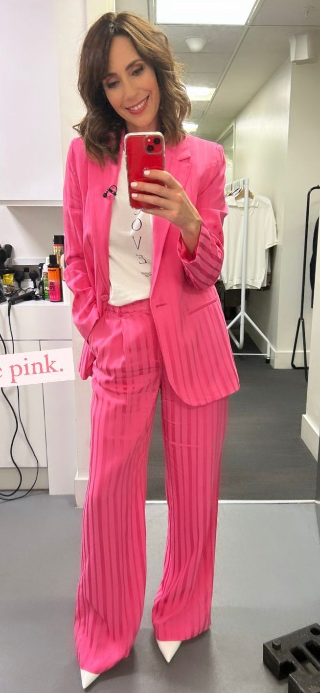 alex jones instagram pink suit