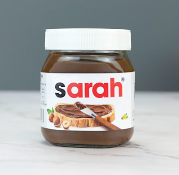 Personalised Nutella Jar