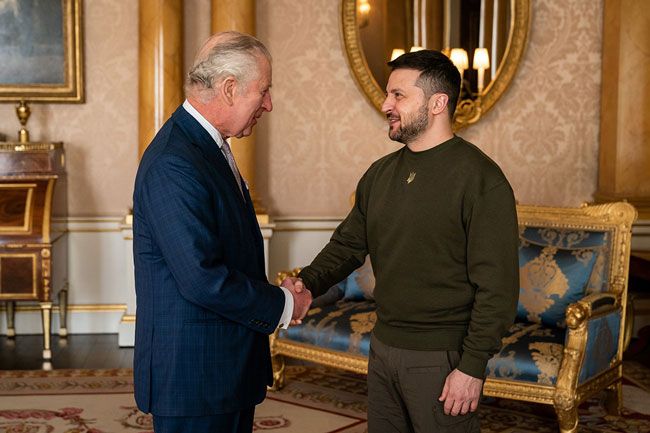 King Charles meets Ukraines President Zelenskyy