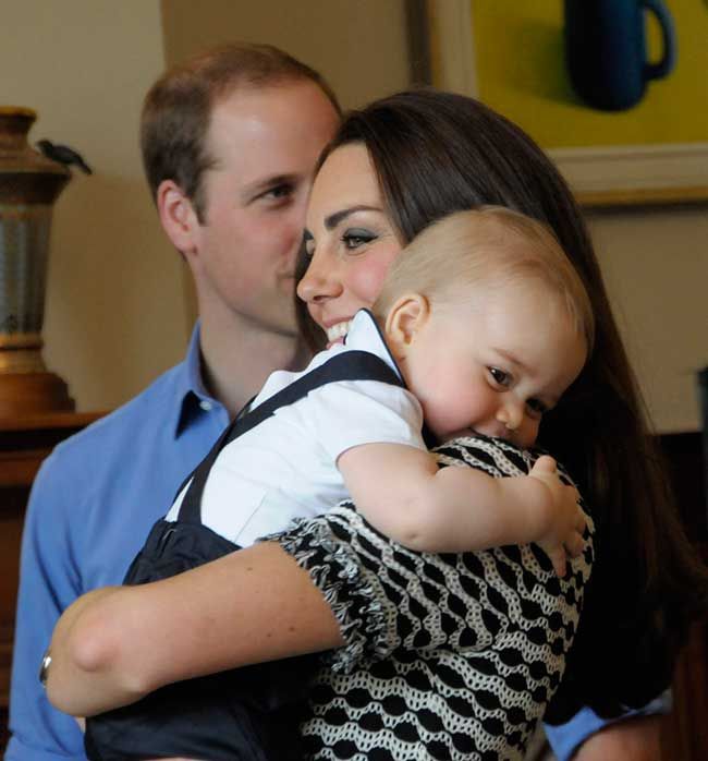 kate middleton prince william george first engagement
