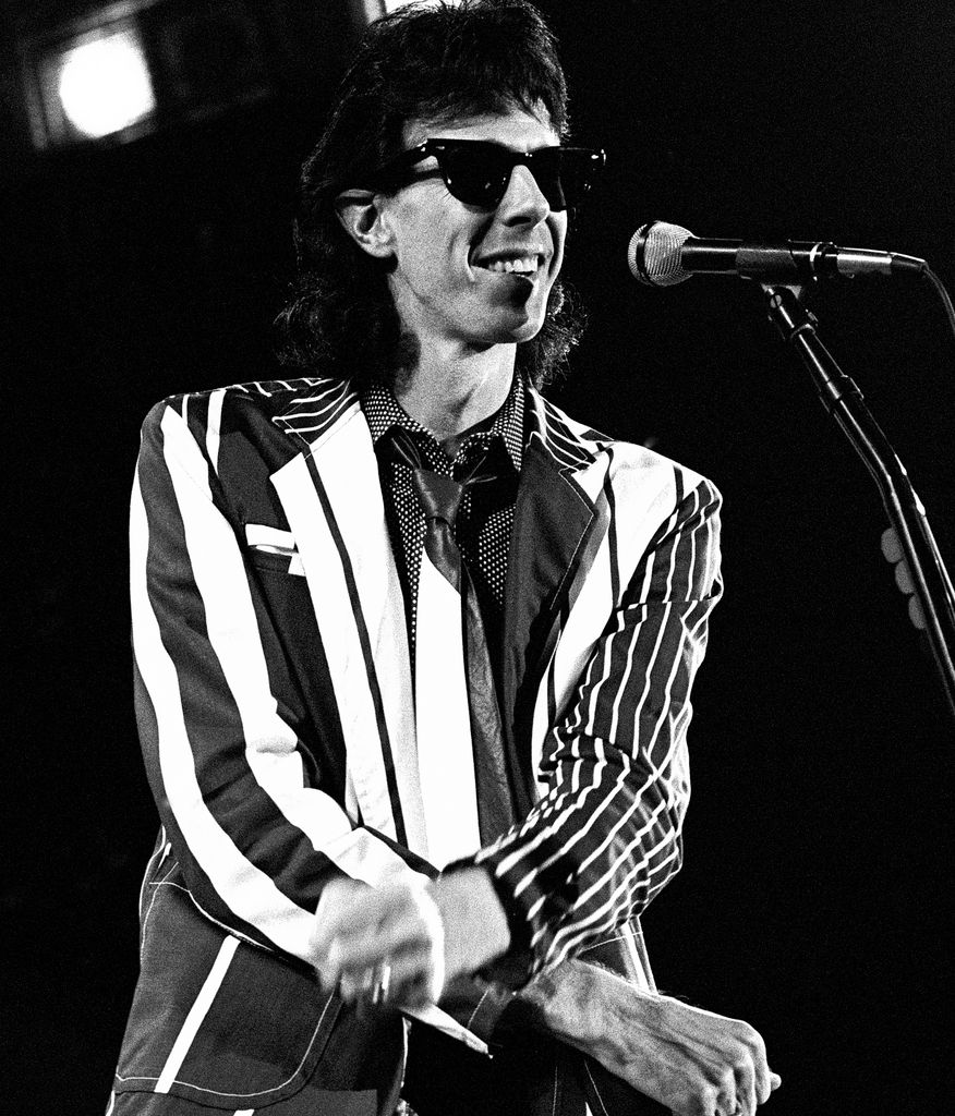 Atlanta - October 16:  Singer/Songwriter Ric Ocasek of The Cars performs at The Omni Coliseum in Atlanta Georgia October 16, 1980.