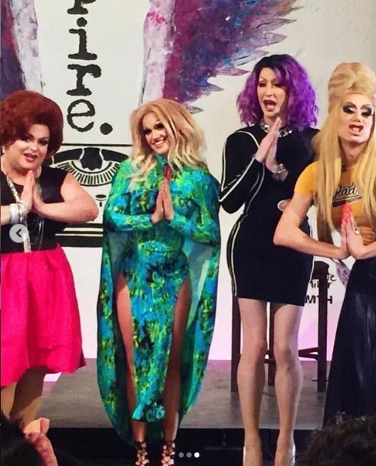 Ahsley drag outfit glam group