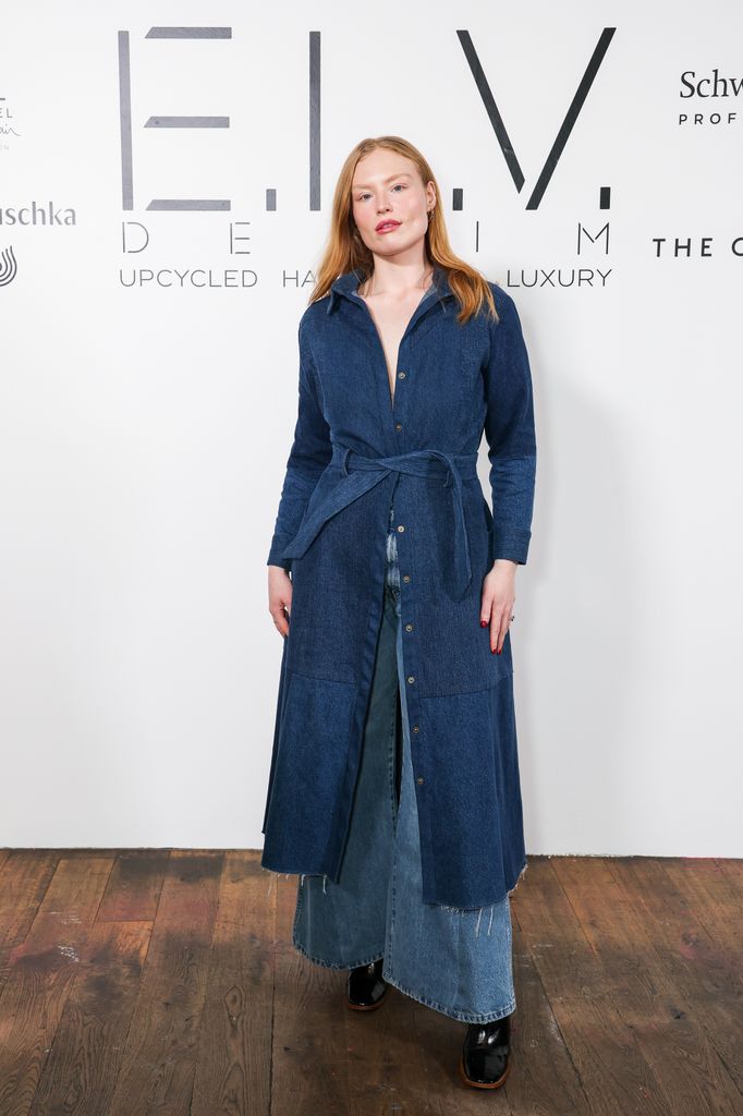 Freya Ridings attends the E.L.V. Denim Presentation during London Fashion Week February 2025 on February 20, 2025 in London, England. (Photo by Tristan Fewings/Getty Images)