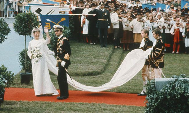 king carl queen silvia wedding