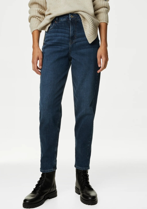 marks and spencer mom jeans 