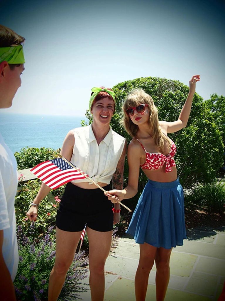 Taylor is known for her Forth of July parties