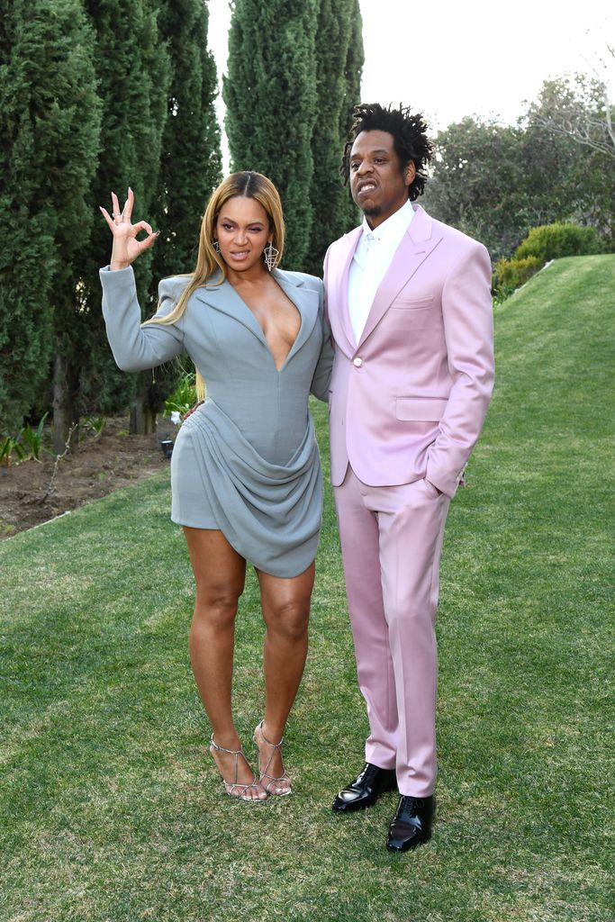 Beyoncé and Jay-Z attend 2020 Roc Nation THE BRUNCH on January 25, 2020 in Los Angeles, California.
