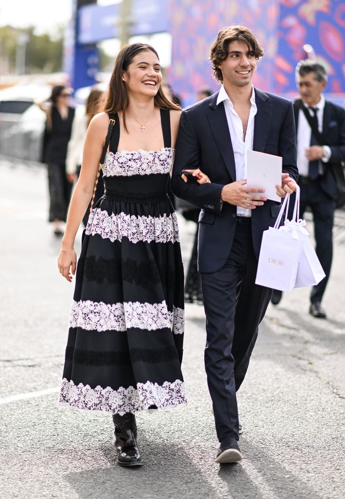 Emma Raducanu and Carlo Agostinelli 