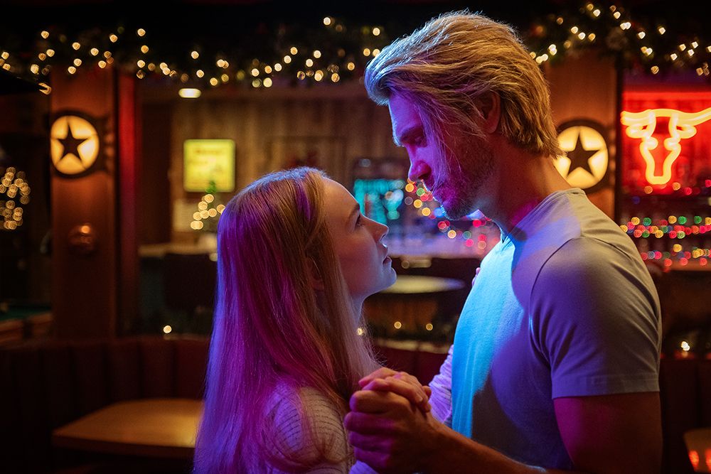 Britt Robertson and Chad Michael Murray  in The Merry Gentlemen