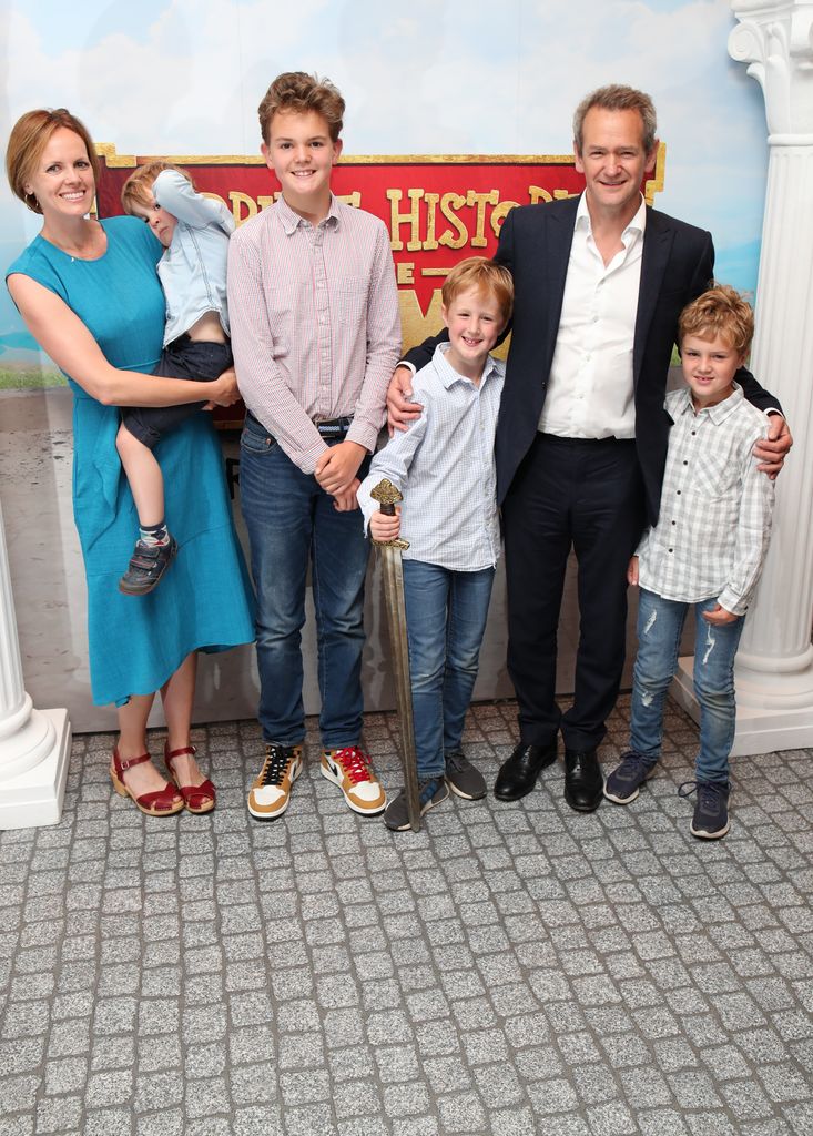 Alexander shares sons Henry, Rex, Patrick and Edward with wife Hannah