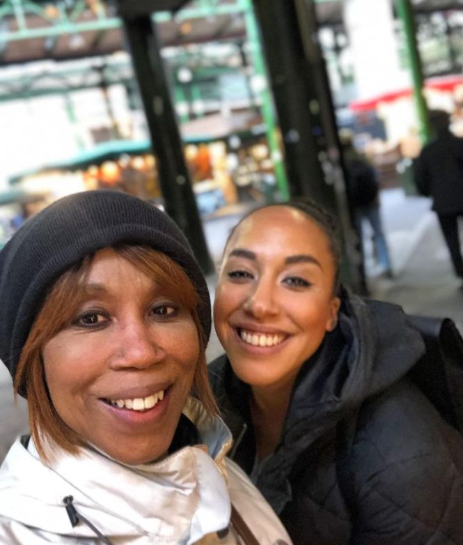 Trisha Goddard with daughter Billie