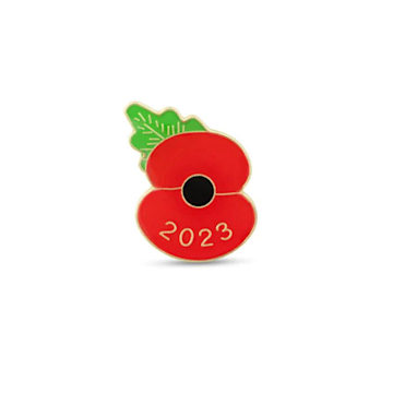 2023 Dated Poppy Lapel Pin