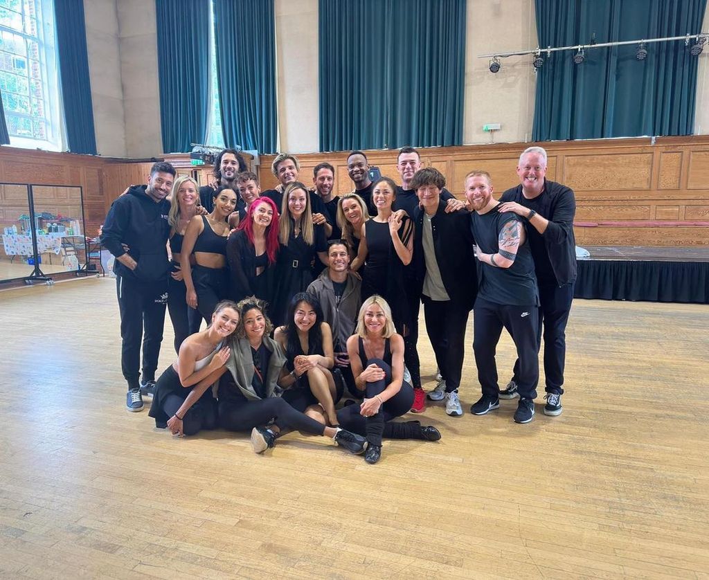 amy dowden with strictly professionals 