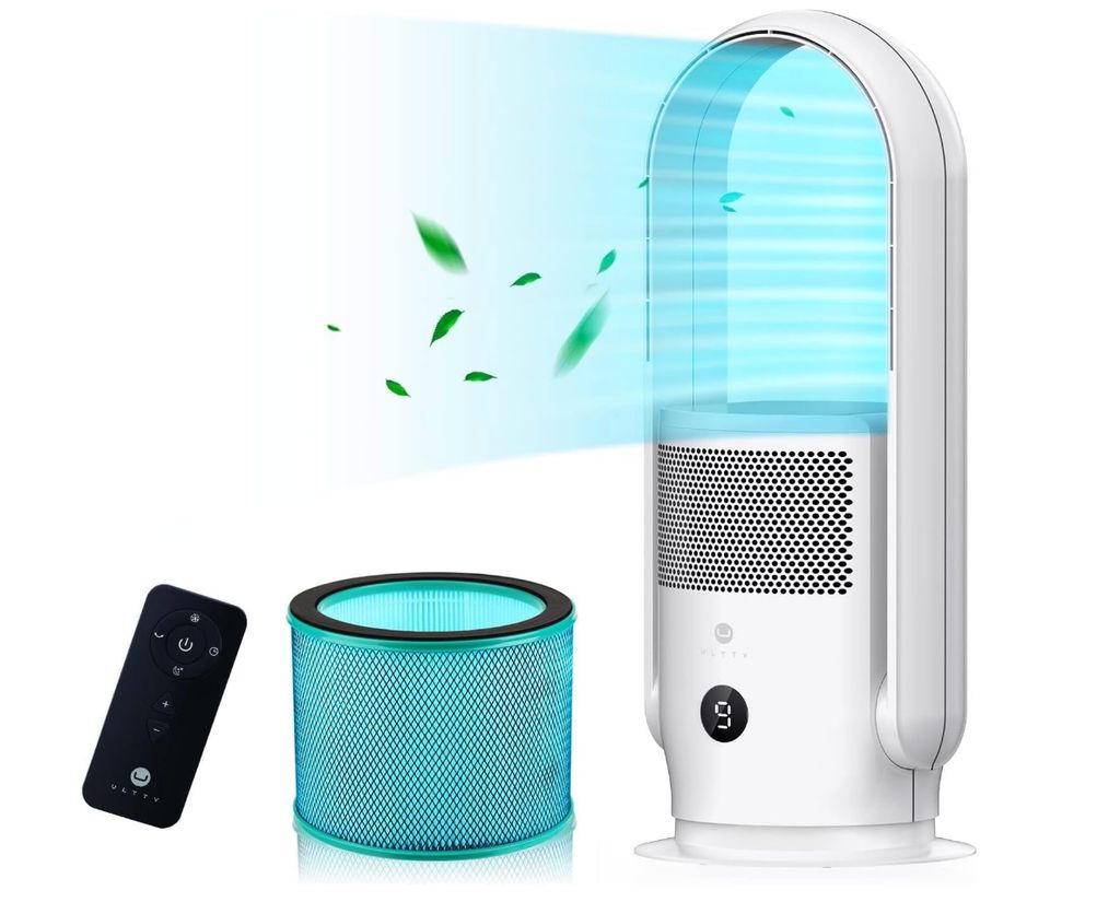Ultty Bladeless Fan with Air Purifier