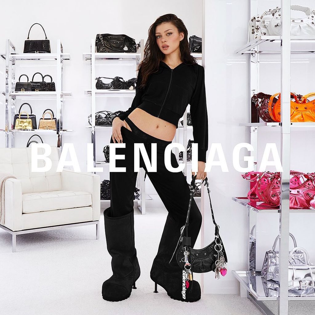 Nicola is the new Balenciaga poster girl