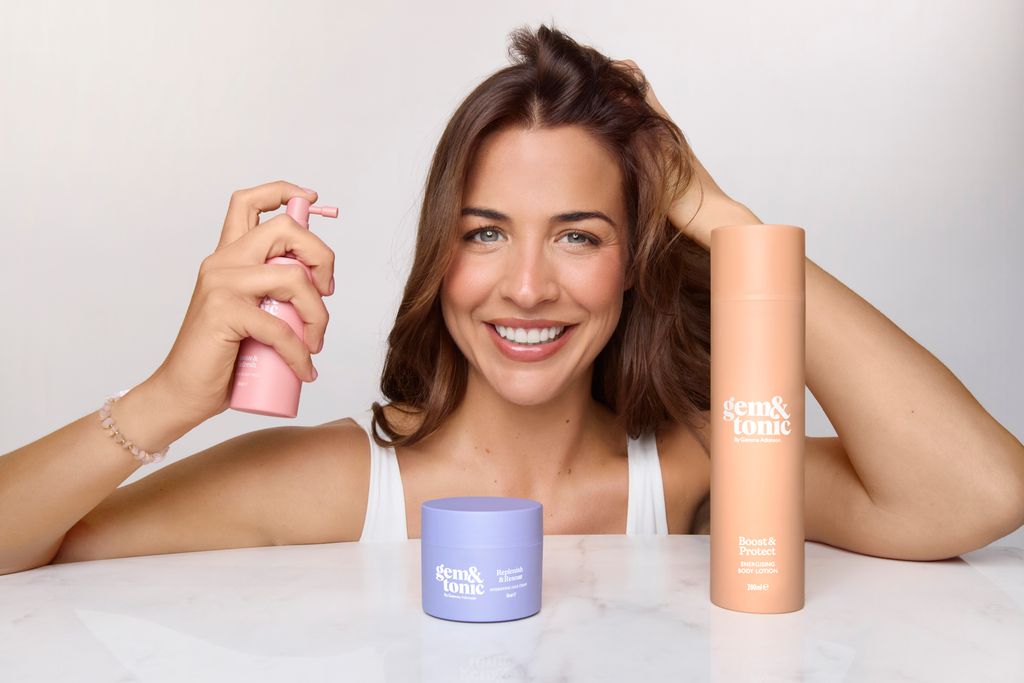 Gemma is enjoying working on her skincare brand, Gem & Tonic