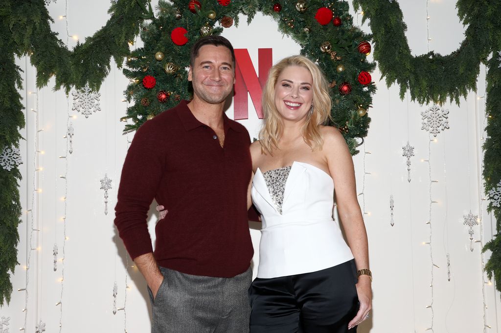 LOS ANGELES, CALIFORNIA - NOVEMBER 06: (L-R) Ryan Eggold and Alexandra Breckenridge attend Netflix's "My Secret Santa" LA screening at Netflix Roma Theater on November 06, 2025 in Los Angeles, California. (Photo by Tommaso Boddi/Getty Images for Netflix)