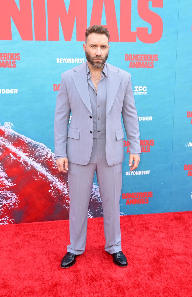 Jai Courtney attends the Los Angeles premiere of "Dangerous Animals" at The Egyptian Theatre Hollywood on May 27, 2025 in Los Angeles, California