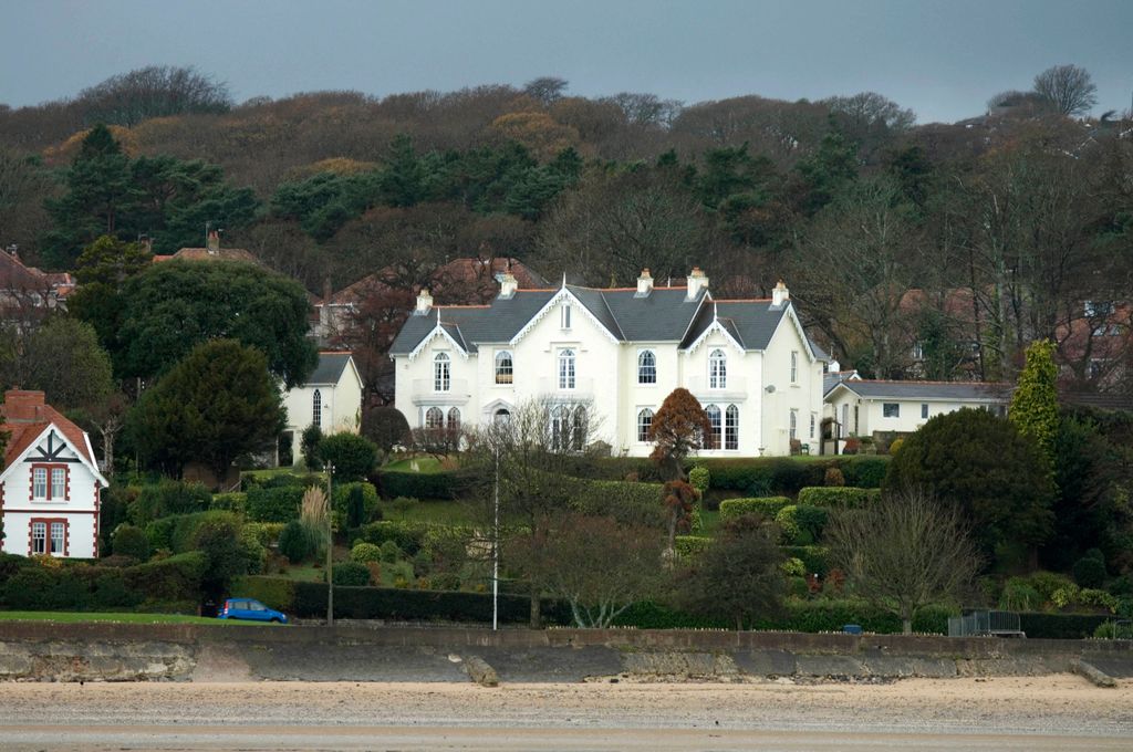 An exterior shot of a home