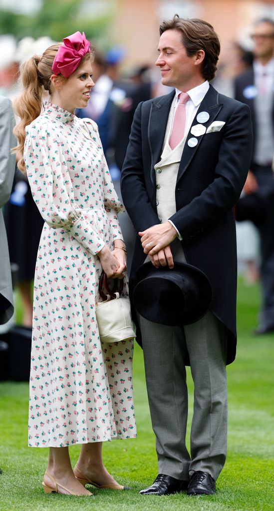 couple looking at each other at royal ascot