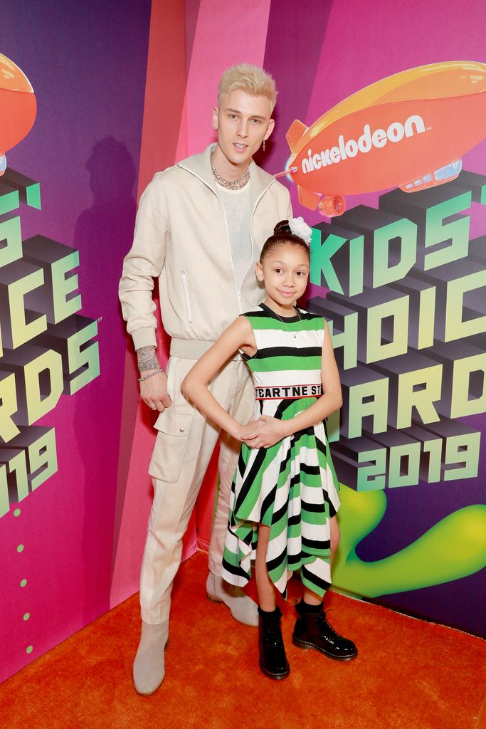 Machine Gun Kelly and Casie Colson Baker at Nickelodeon's 2019 Kids' Choice Awards