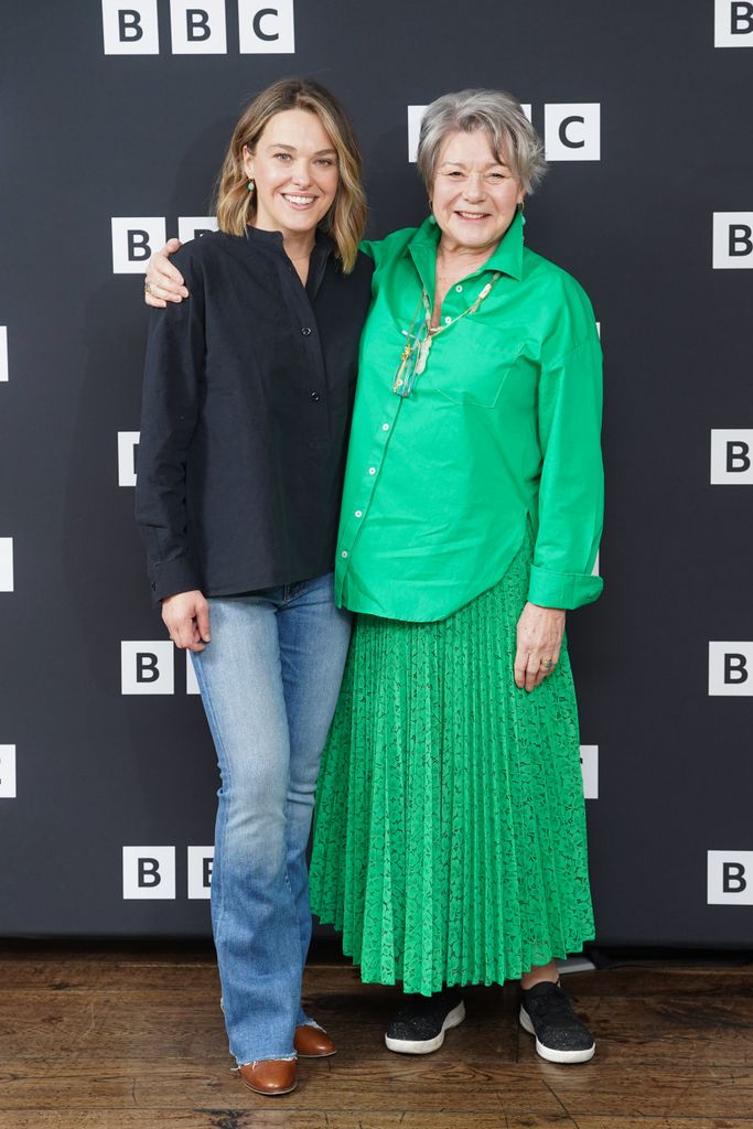 Barbara Flynn and her on-screen daughter Sally Breton