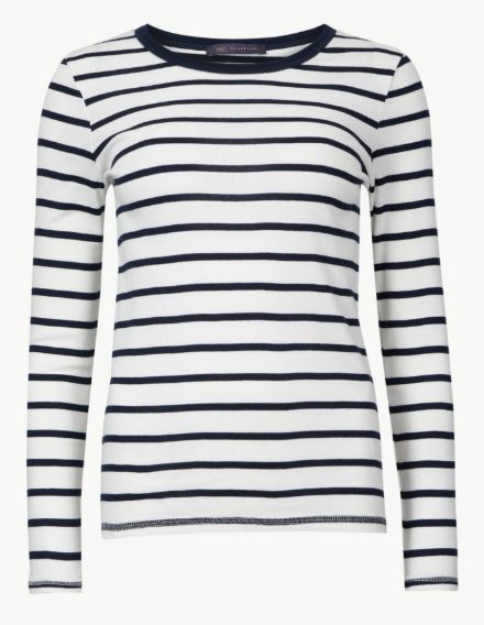 striped top marks and spencer