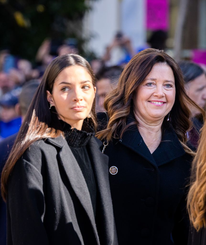 Princess Alexia of Greece and her daughter Arrietta Morales y de Grecia