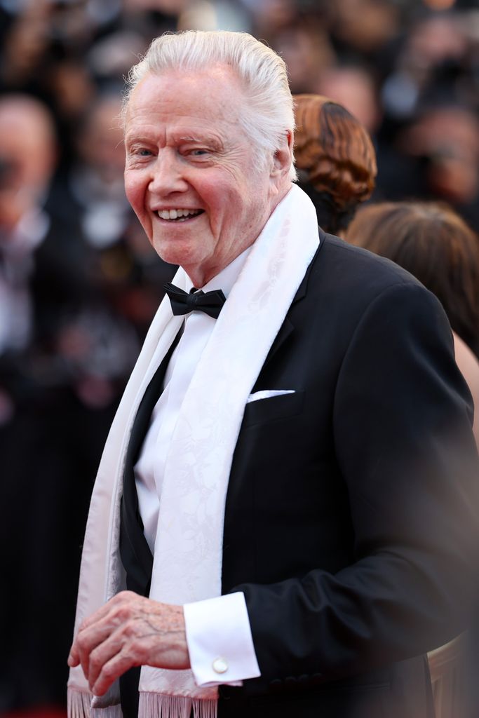 Jon Voight in a black tuxedo