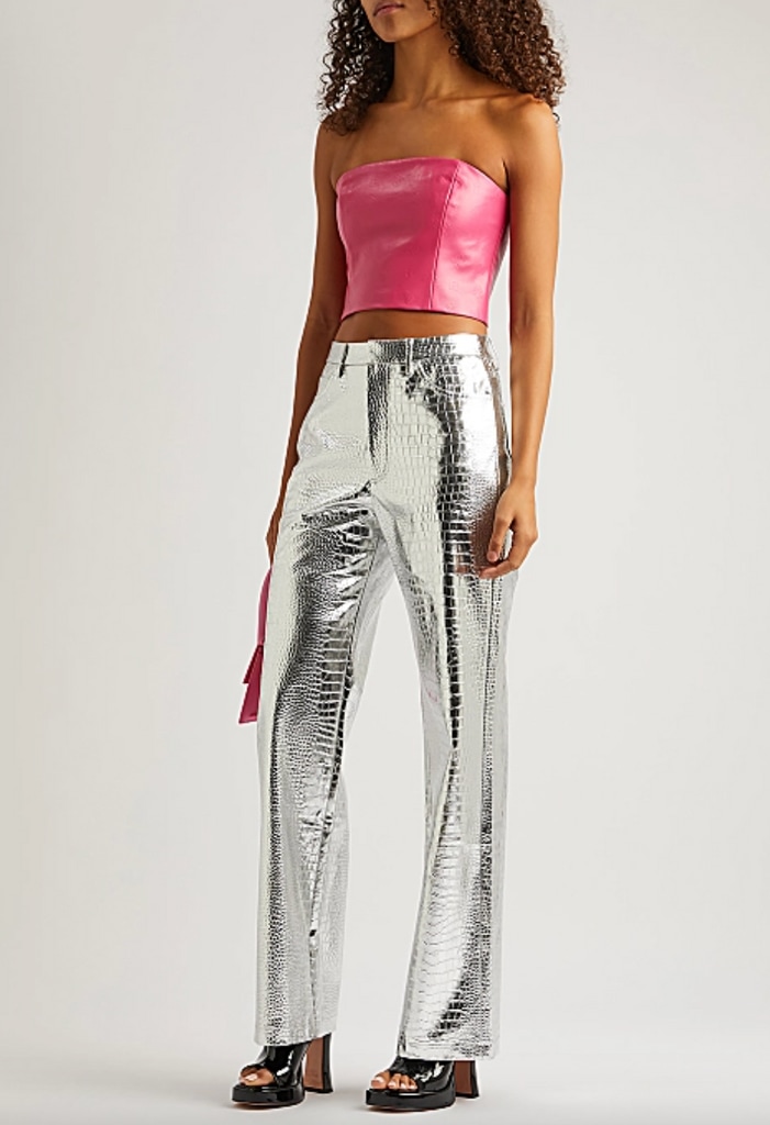 Silver trousers hot tend alert! 9 best silver trousers you've seen all ...
