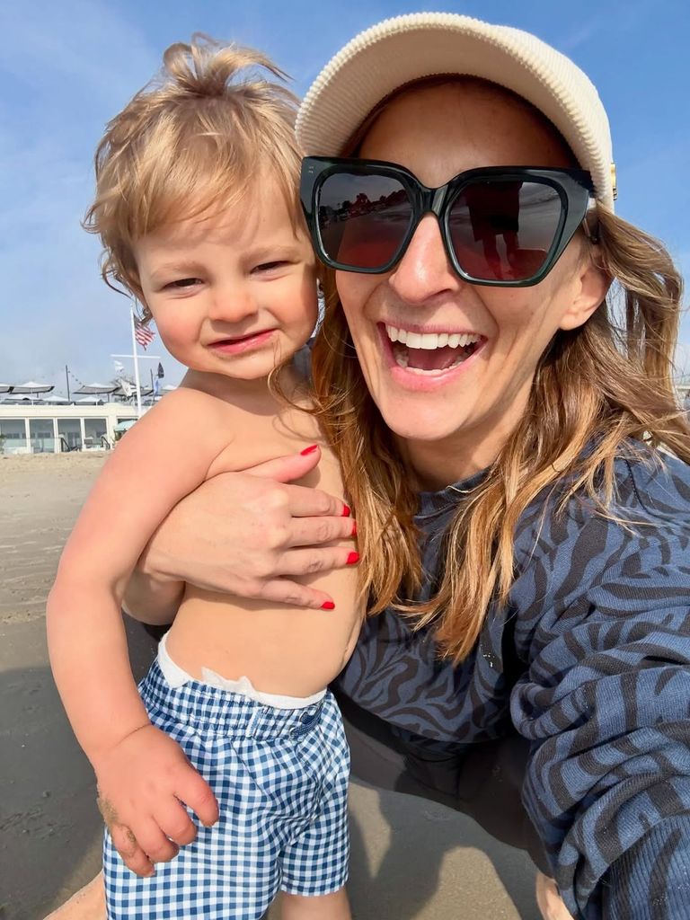 Gaby Dalkin and her son