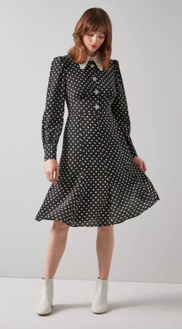 kate middleton polka dot dress lk bennett